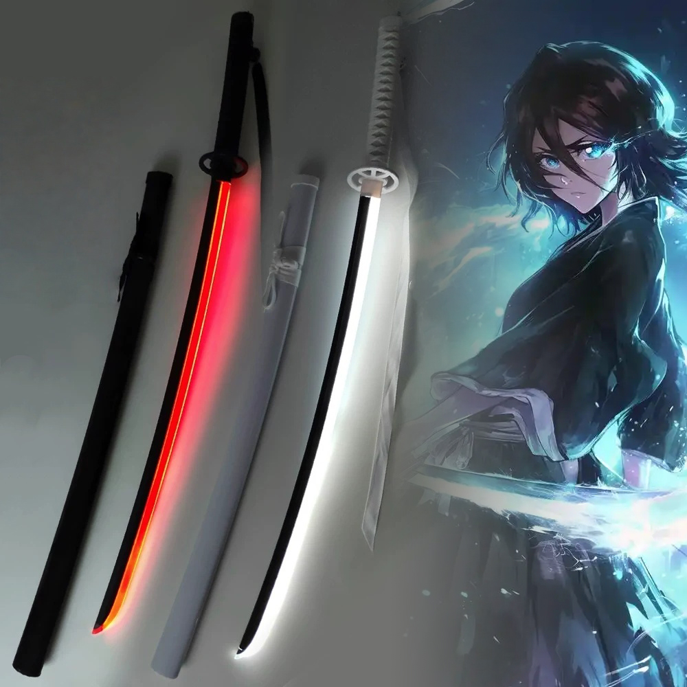 Cosplay Prop Knife - 40inch Glow Bleach Katana Led Light