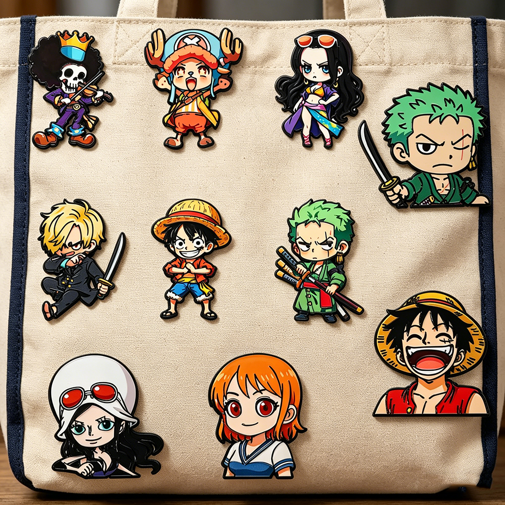 Cosplay Prop Bag - 10pcs Cute Boys Enamel Pin Cartoon