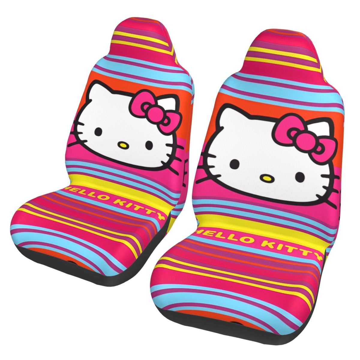 Cosplay Prop Patterns - Hello Kitty Stripe Pattern Universal Car