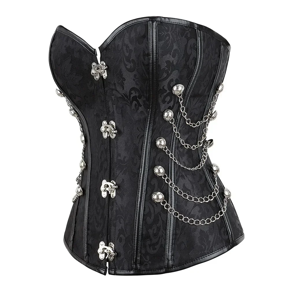 Medieval Steampunk Overbust Co - огляд і ціна Boning Corset Steel
