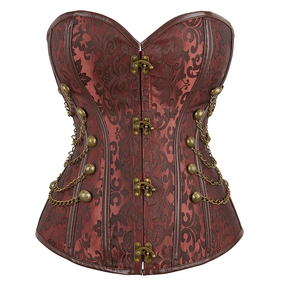 Medieval Steampunk Overbust Co - огляд і ціна Boning Corset Steel