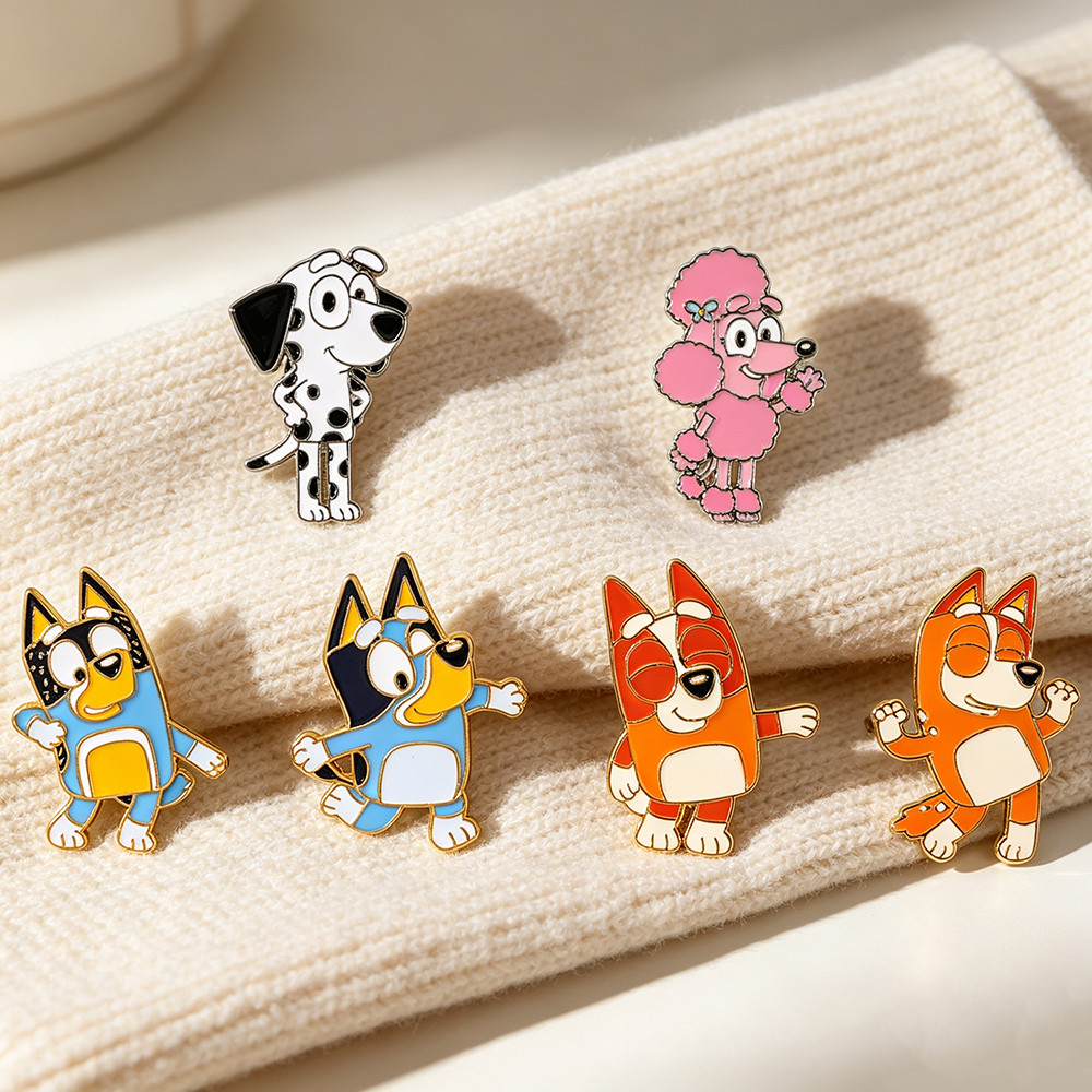 6pcs/Set Bingo Dogs Enameled L - огляд і ціна Cosplay Prop Bag