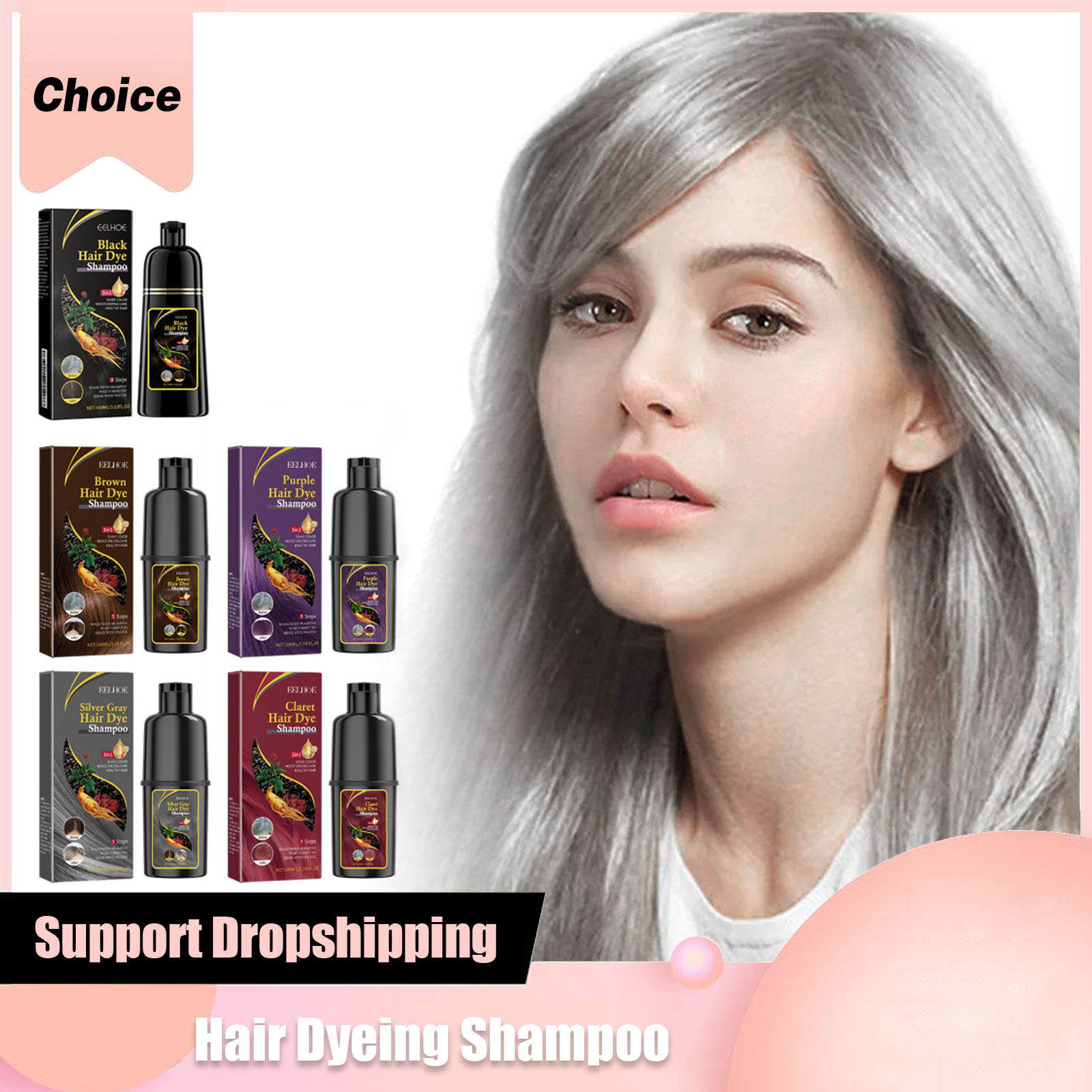 Hair Dyeing Shampoo 3-in-1 Rap - огляд і ціна Hair Spray Color