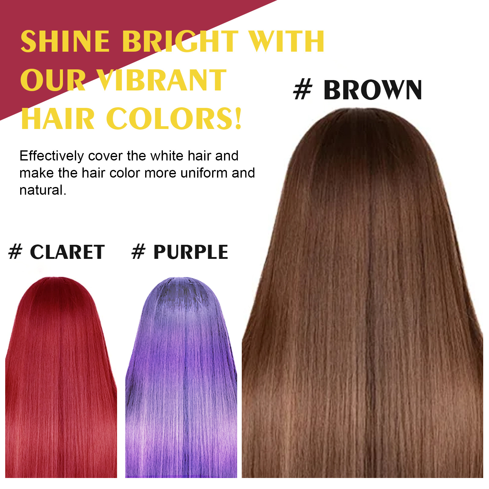 Hair Dyeing Shampoo 3-in-1 Rap - огляд і ціна Hair Spray Color