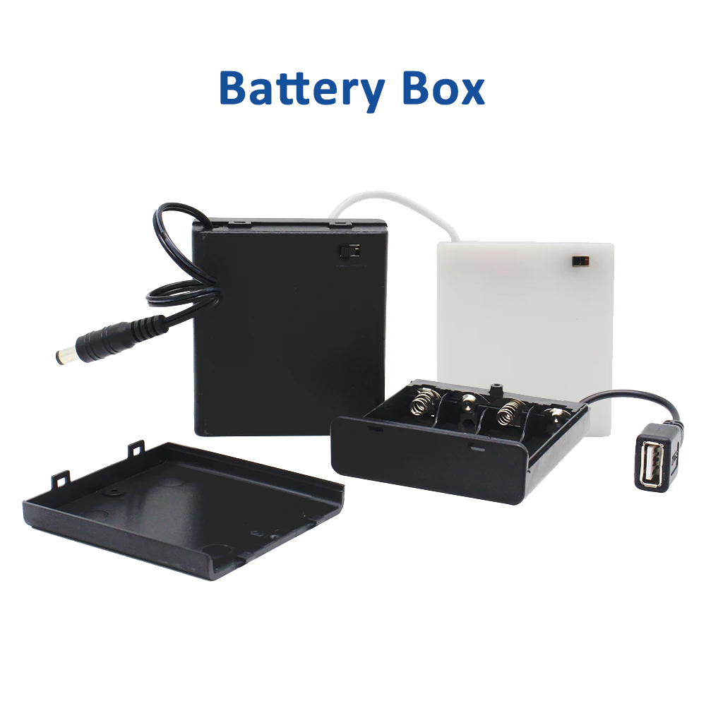 4AA USB DC Battery Box Portabl - огляд і ціна Led El Wire