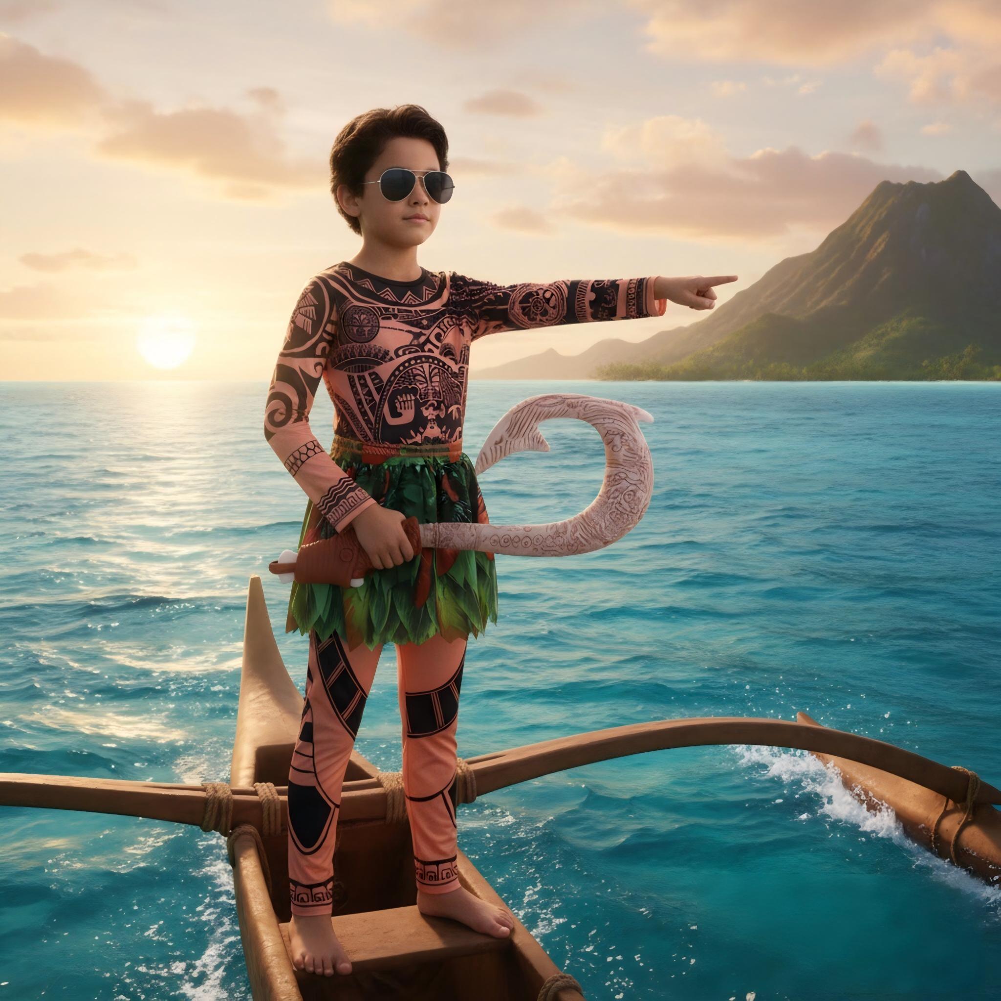 Summer Moana Maui Kids Boys Co - огляд і ціна Cosplay Prop Patterns