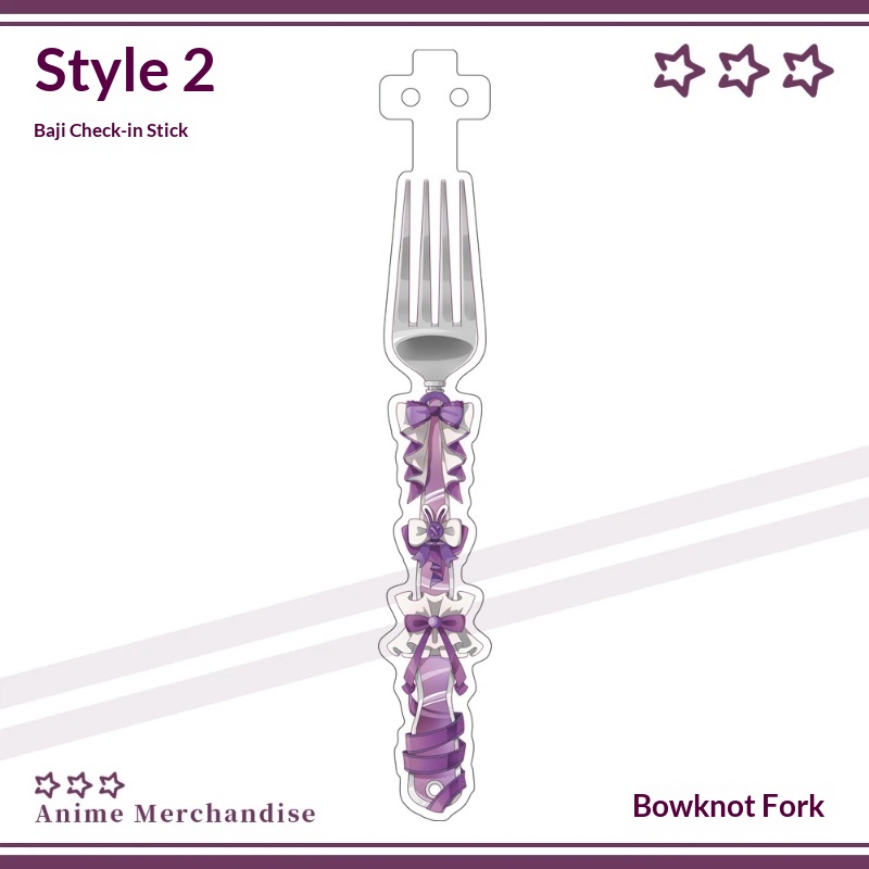 Anime Acrylic Bowknot Fork Sha - огляд і ціна Cosplay Prop Bag