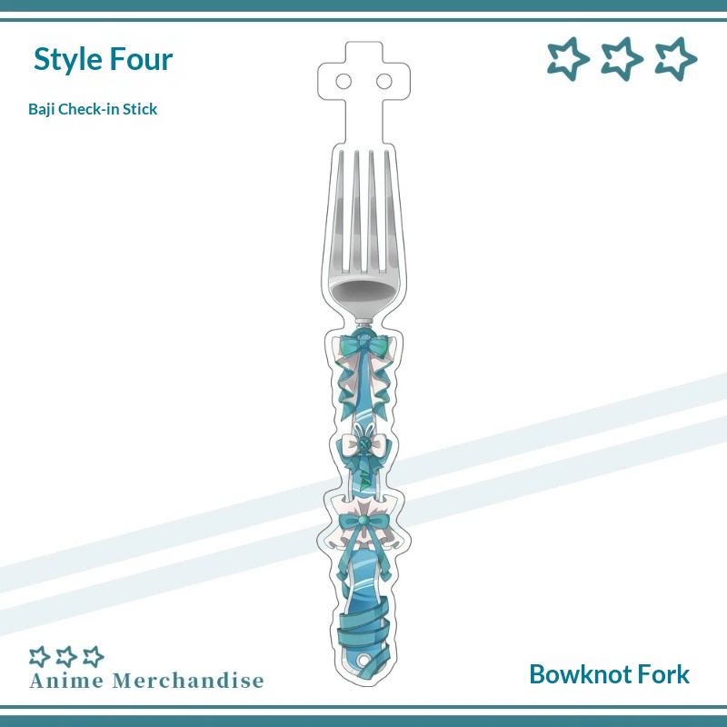 Anime Acrylic Bowknot Fork Sha - огляд і ціна Cosplay Prop Bag
