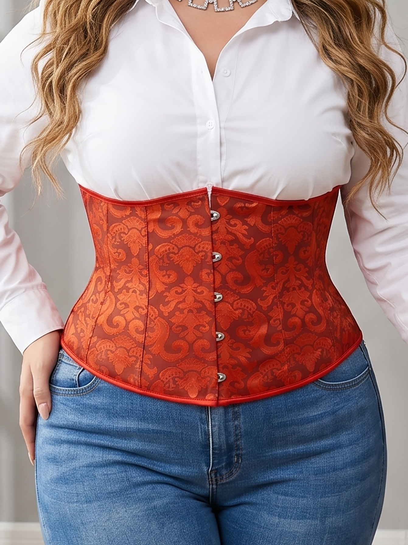 Women's Plus Size Court Lace W - огляд і ціна Boning Corset Steel