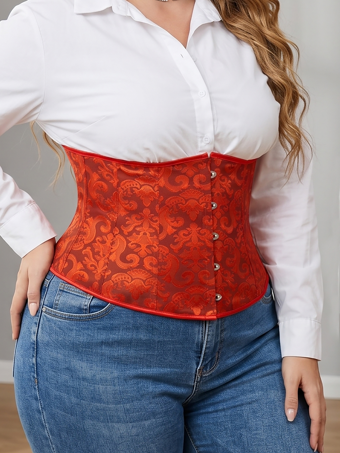 Women's Plus Size Court Lace W - огляд і ціна Boning Corset Steel