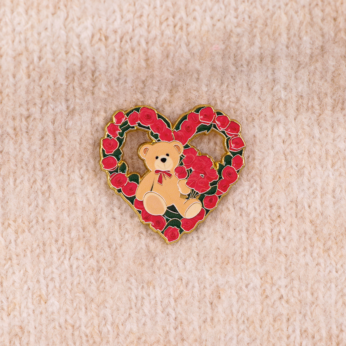 Fox Rose Bear Enamel Pins Anim - огляд і ціна Cosplay Prop Bag
