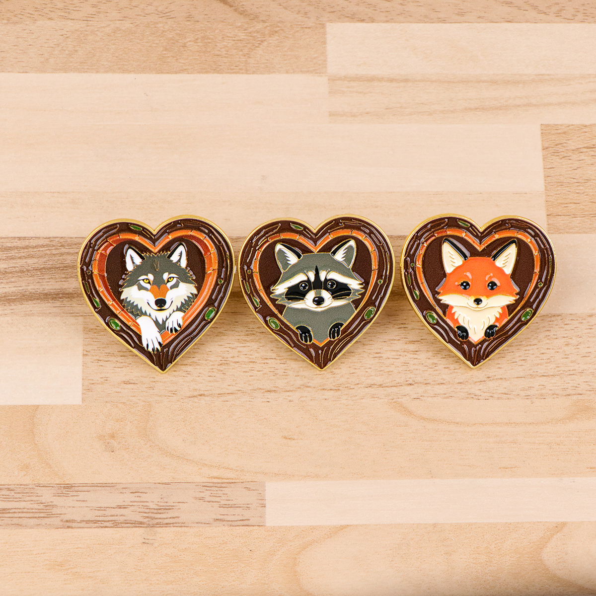 Fox Rose Bear Enamel Pins Anim - огляд і ціна Cosplay Prop Bag