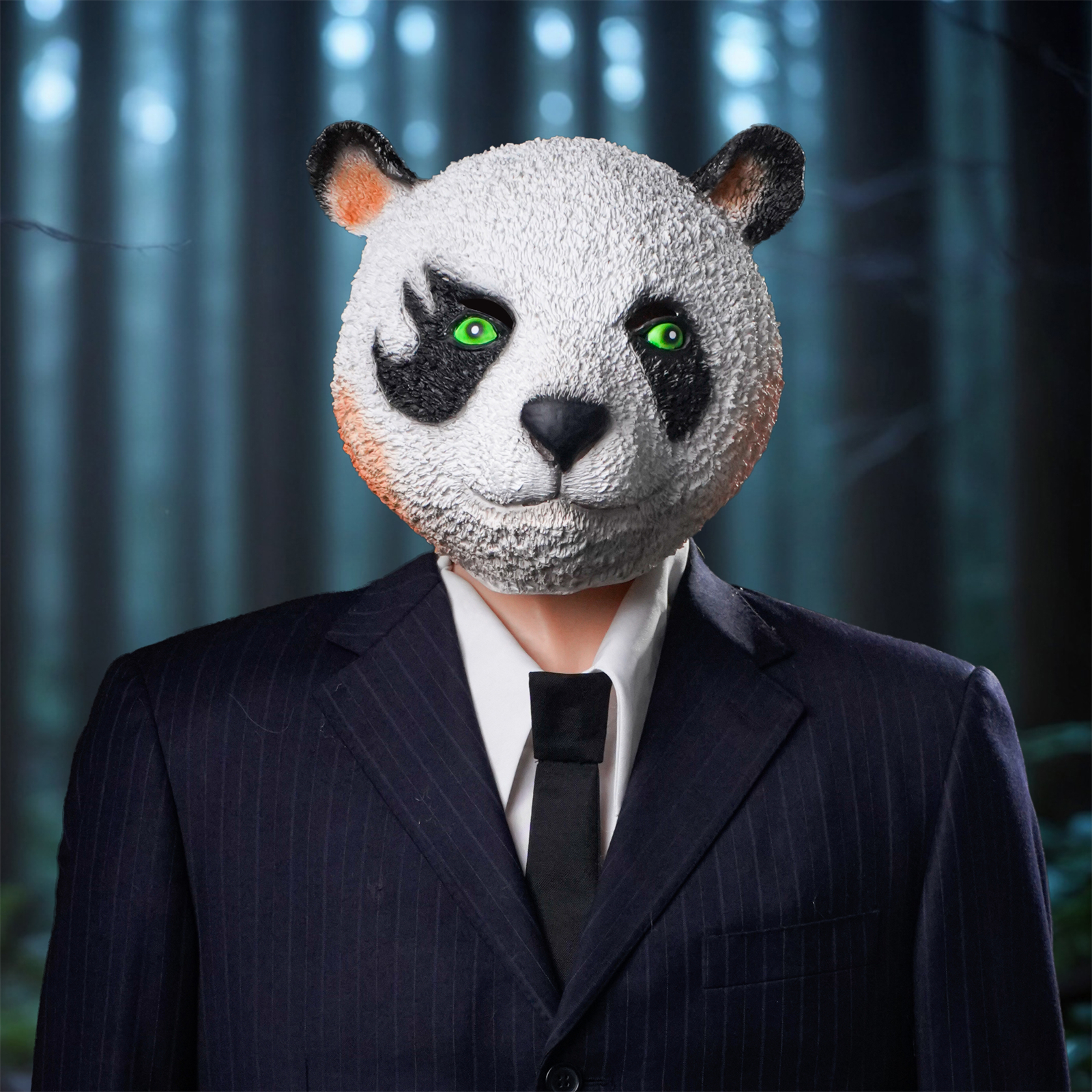Panda Latex Mask - Movie-Grade - огляд і ціна Cosplay Prop Paint