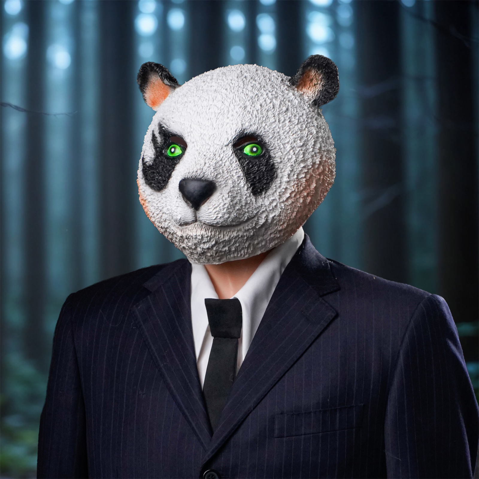 Panda Latex Mask - Movie-Grade - огляд і ціна Cosplay Prop Paint