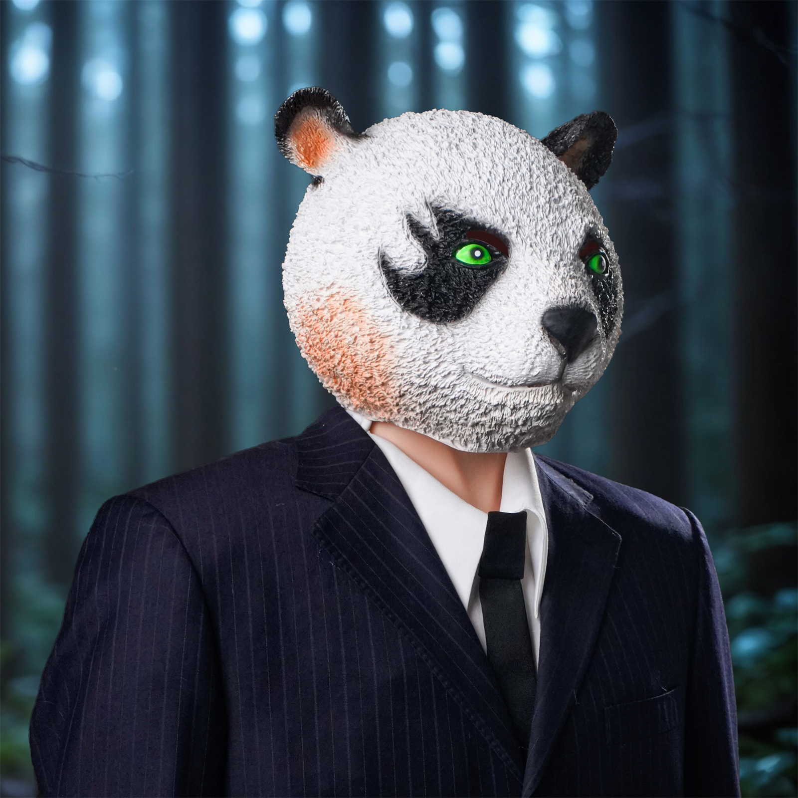 Panda Latex Mask - Movie-Grade - огляд і ціна Cosplay Prop Paint