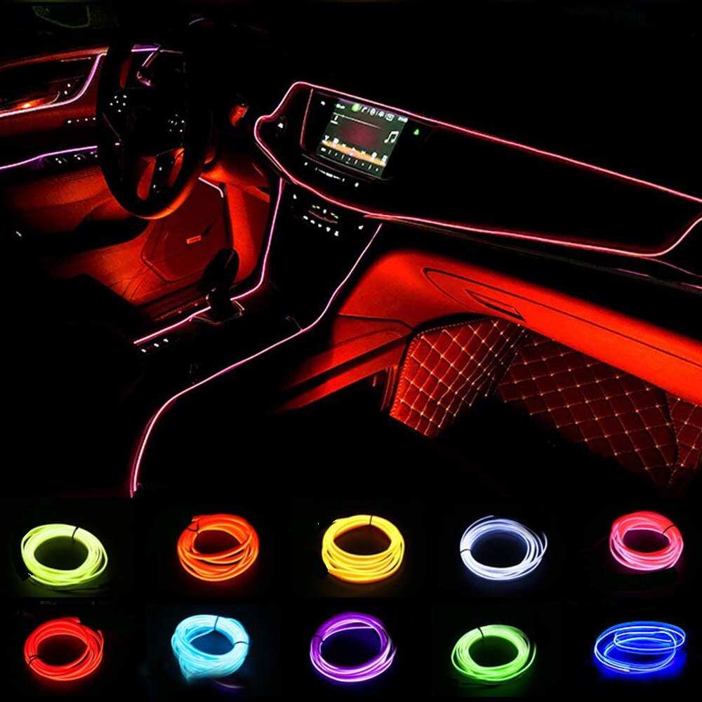 1M/3M/5M USB LED Ambient Light - огляд і ціна Led El Wire