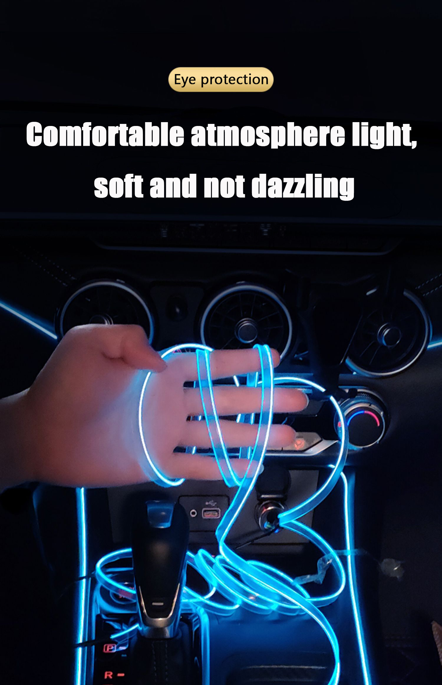 1M/3M/5M USB LED Ambient Light - огляд і ціна Led El Wire