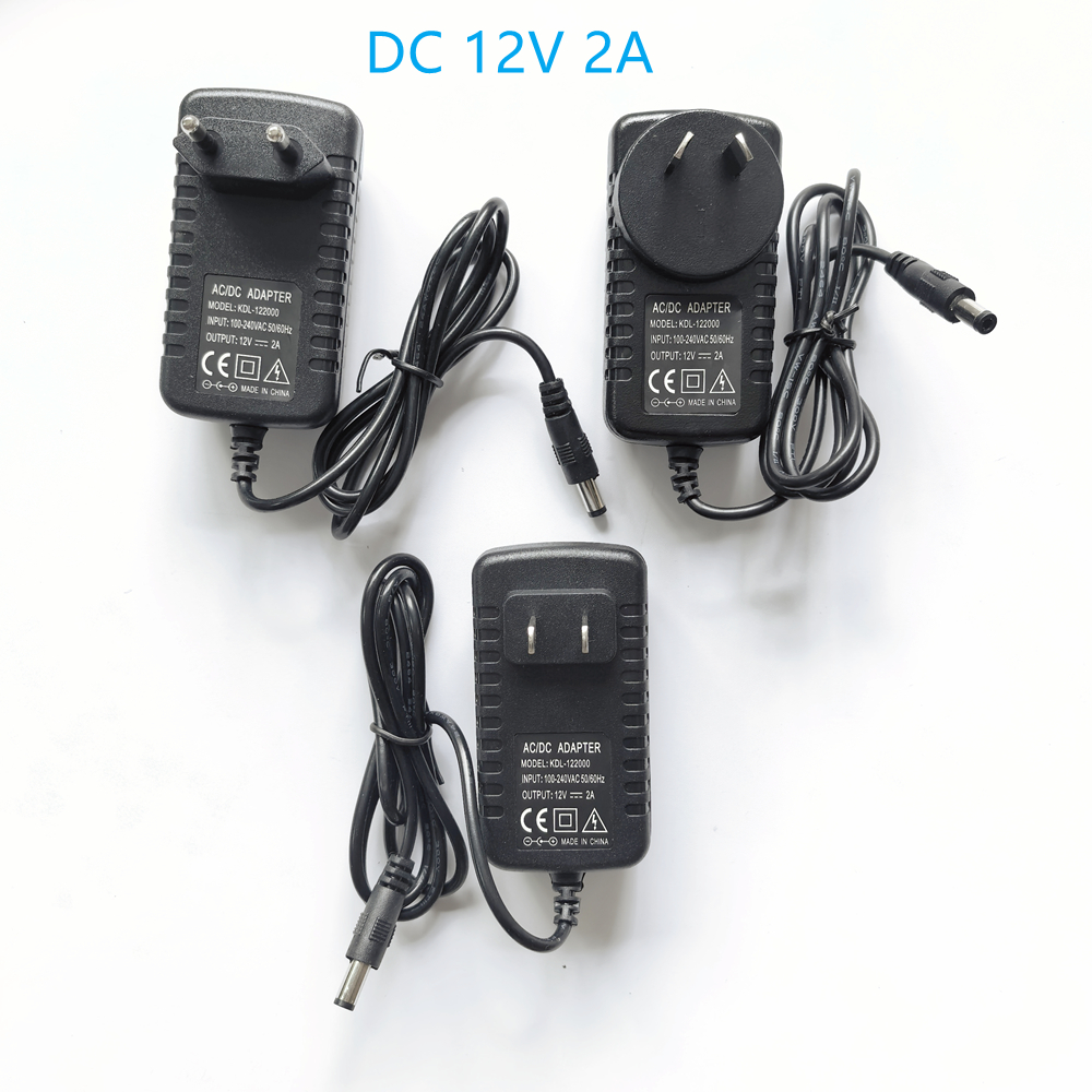 AC 110-240V DC 12V 2A Universa - огляд і ціна Led El Wire