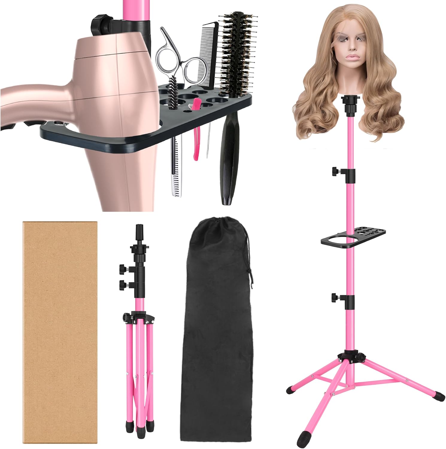 Wig Tripod Stand with Tray 125 - огляд і ціна Aerith Cosplay Prop