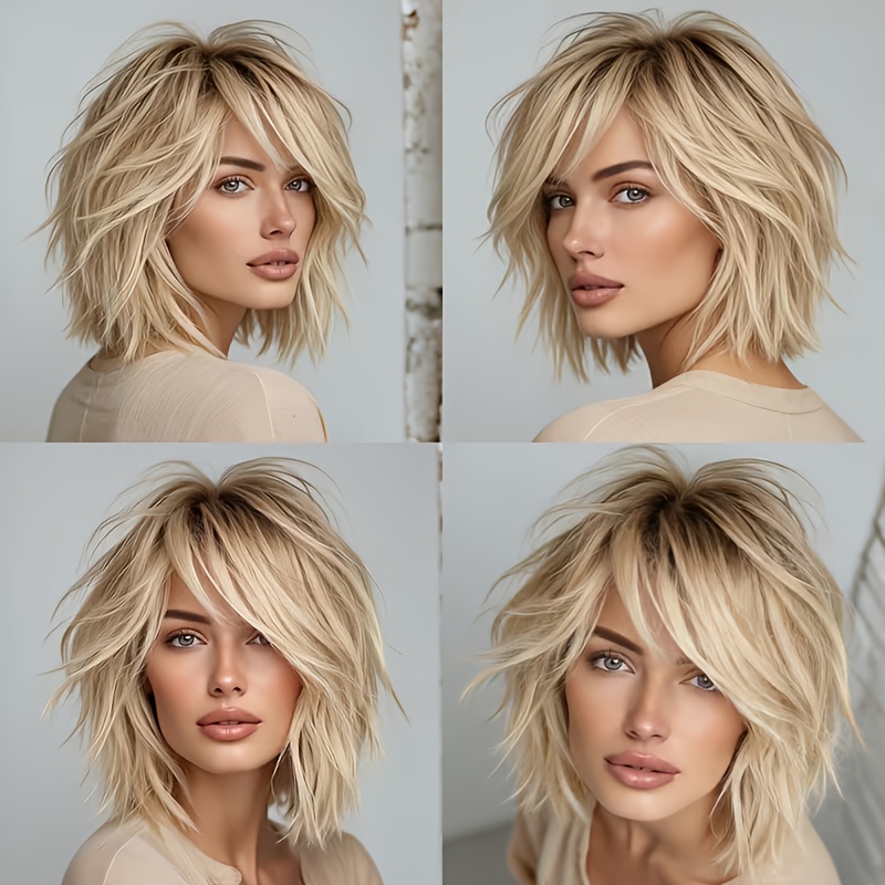 Golden Short Straight Ponytail - огляд і ціна Wig Fiber Net