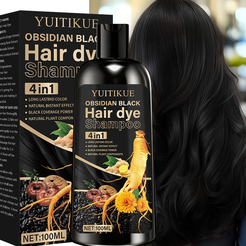 Obsidian Black Hair Dye Shampo - огляд і ціна Hair Spray Color