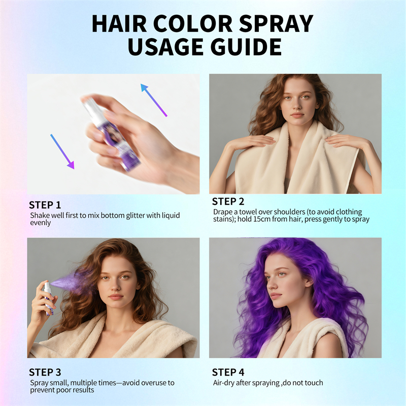 Temporary Hair Color Spray Hai - огляд і ціна Hair Spray Color