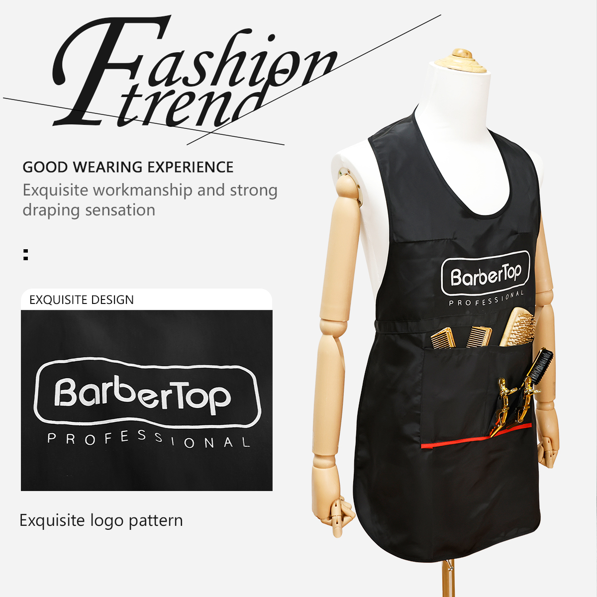 Black Stylist Apron Waterproof - огляд і ціна Hair Spray Color