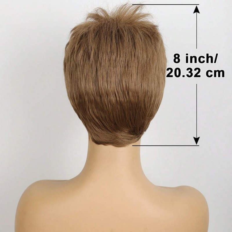 Women Short Pixie Cut Syntheti - огляд і ціна Wig Fiber Net