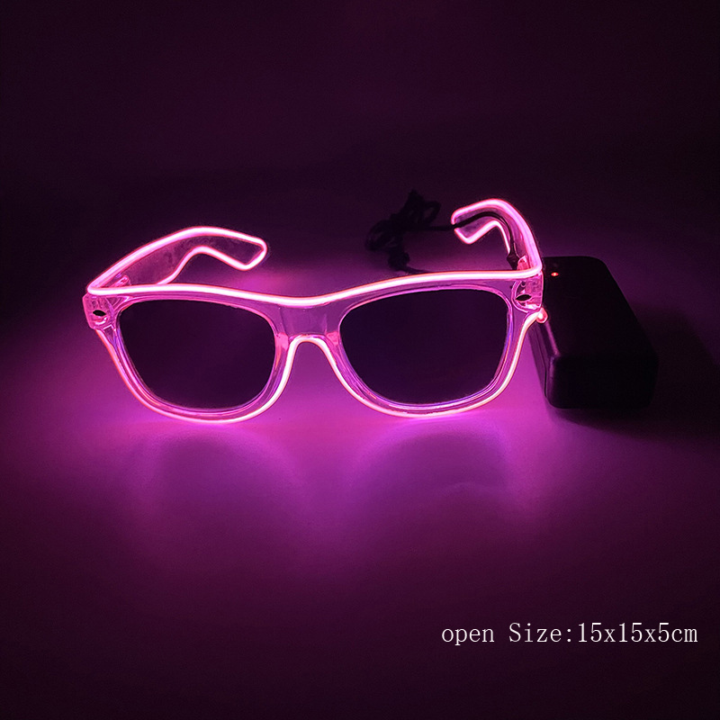 1Pcs Led Glasses Neon Glow Sun - огляд і ціна Led El Wire